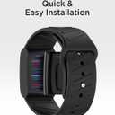 Miimall Silicone Bands for WHOOP 5.0/4.0 Band for Men, Waterproof & Sweatproof, Soft Breathable Sports Strap Adjustable Wristband Fitness Replacement Wrist Band for WHOOP 4.0/5.0 Peak/One/Life MG