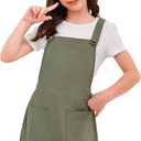 OYOANGLE Girl's 2 Piece Outfits Clothes set Casual Short Sleeve Tee and Shorts Overalls Set 12-13y