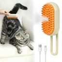 Nepfaivy Pet Steam Brush for Cat - Cat Steam Brushes for Indoor Cats Shedding, Rechargeable Steaming Brush for Dogs, Dog Mist Water Steamer, Pet Spray Hair Removal Comb for Massage Grooming