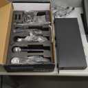 MicrocKing Wireless Microphone System, UHF Cordless Mic Set with 2 Handheld Mics/2 Lavalier Bodypacks, Metal Build, Fixed Frequency, Long Range, Ideal for Karaoke/Party/Wedding/Concert