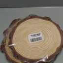 Large Wood Slice Rounds, Natural, 11-12 Inch Diameter, Set of 2, for Wedding Centerpieces, Event Table Decor, Rustic Home Display