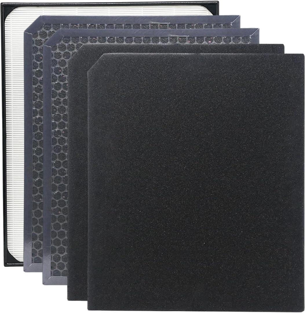 AD3k/AD3.5K Filter Kit Compatible with AIRD CTOR 3000/3500 Air Purifier Replacement Filter 1+2+2