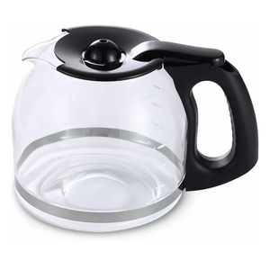12-Cup Glass Replacement Carafe for Mr. Coffee Model #SK12, SK13, EHX23, JWX31, SJX23, SJX39 (Black, Replaces PLD12-RB)