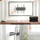 50 55 65 inch TV Wall Mount for 32-65 inch TVs, Full Motion Wall Mount TV Bracket with Articulating Dual Arms, Swivel Tilt Extension, Max VESA 400x400mm, Fits 12" 16" Wood Studs up to 77 lbs