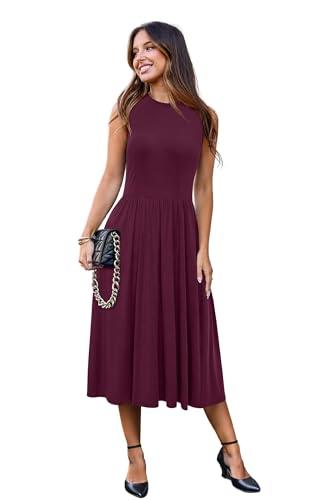 Newshows Womens 2025 Summer Casual Maxi Dress, Medium