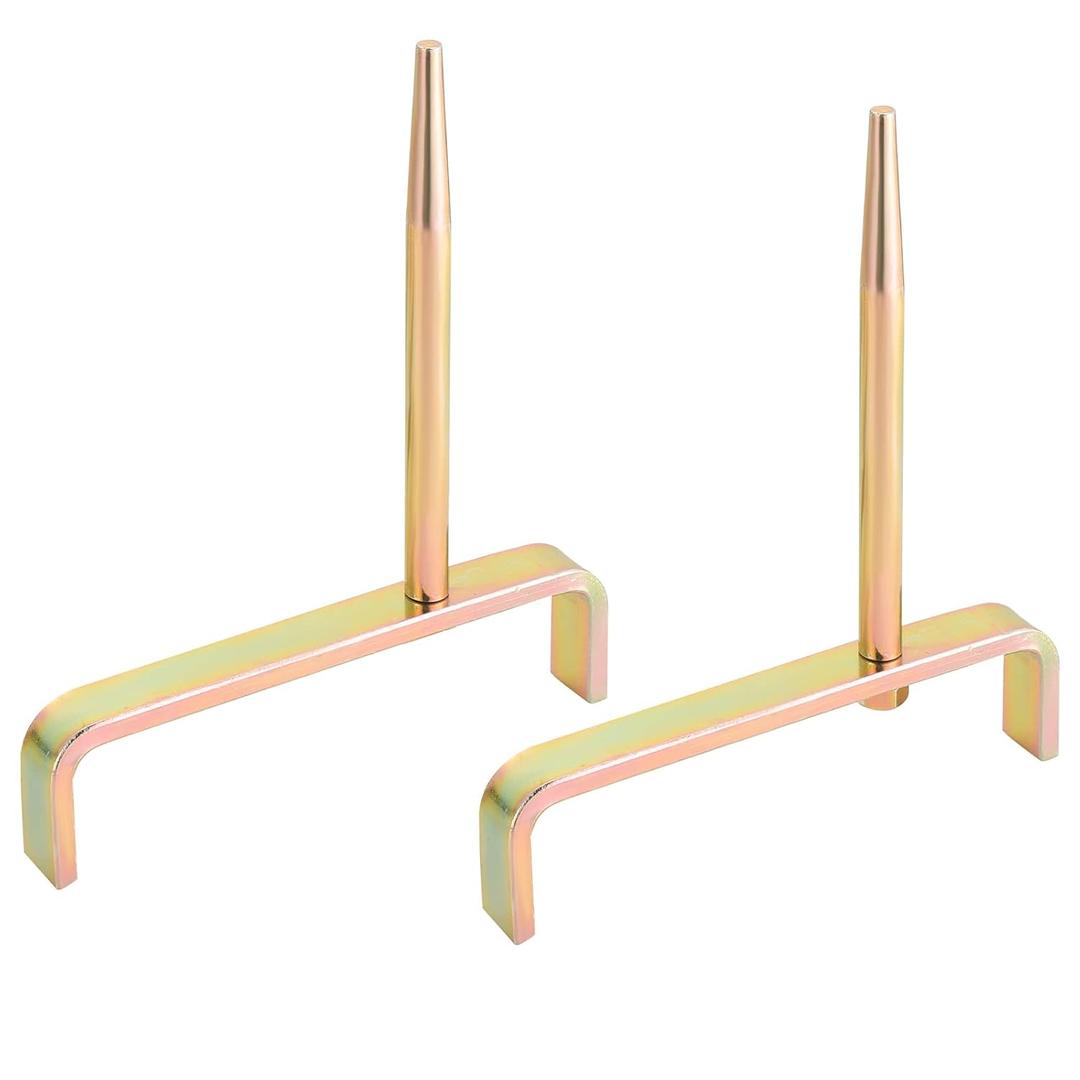 Cylinder Head Stand | 2 Pack Automobile Engine Cylinder Head Bracket with Tapered Mandrels, Cylinder Head Work Stand Set for Engine Maintenance