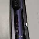 Pro Ionic Hair Straightener Brush for Women - 9 Temp Settings with LED Display, 20s Fast Heat (250F-410F), Dual Voltage & Travel Bag for Frizz-Free Salon Finish