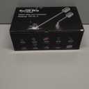 ScrubWiz Steam Mop Cleaner with Detachable Handheld Steamer, 10-in-1 Multi Accessories, Washable Microfiber Pads, 350ml and 2 Adjustable Levels for Cleaning Floor, Carpet, Grill, Tile, and Grout, Gray