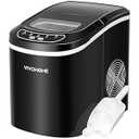 VIVOHOME Electric Portable Compact Countertop Automatic Ice Cube Maker Machine with Hand Scoop and Self Cleaning Function 26lbs/ Day Black