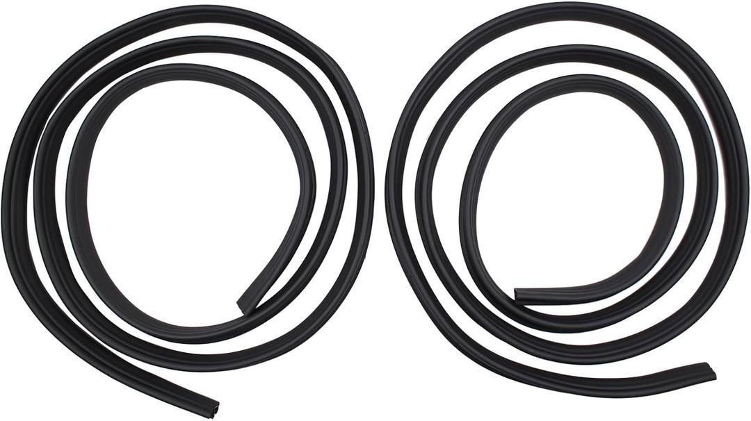 2Pcs Front Left and Right Door Weatherstrip Seal for Chevrolet Silverado GMC Sierra 2500 3500 HD 2007-2014 Silverado Sierra 1500 2007-2013