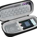 Case Compatible with 136G 128GB Digital Voice Recorder for Aiworth/for Sony ICD-PX370/ 470/560 for EVIDA/for Aomago Activated Recorder Fits for MP3 Player, Earbuds, USB Cable (Box Only) (Black)