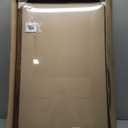 DesignOvation Beatrice Framed Linen Fabric Pinboard, 18x27, Walnut Brown (18" x 1")