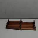 Hat Rack for Wall, Expandable Wall Hat Holder with 16 Hooks, 16 inch Wooden Wall Hook for Baseball Caps,Cowboy, Bag,Hoodie(Brown)