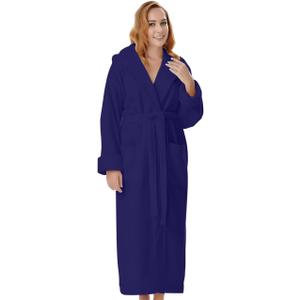 KAHAF COLLECTION Cotton Terry Robes for Women and Men, Terry Shawl Collar Bathrobe, ONE SIZE - UNISEX Men & Women Spa Robe (One Size)