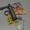 Cookie Press Gun, Spritz Cookie Press, Cookies Maker for Baking, For DIY Biscuit Maker and Decoration with 20 Cookies Discs and 4 Piping Tips (Stainless Steel)