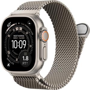 Milanese Loop for Apple Watch Ultra 3/2/1 Band 49/46/45/44/42mm Men | Magnetic,Metal,Stainless Steel,Mesh,Strap for iWatch Ultra 2/Ultra 3 Band Series 11/10/9/8/7/6/5/4 SE3/SE2/SE,Women