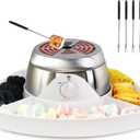 Smores Maker Tabletop Indoor Kit Smores Kit Indoor Smore Maker Tabletop Smores Maker Flameless Electric S'mores Maker Marshmallow Roaster, Movie Night Supplies Housewarming Christmas Gifts 120V 345W