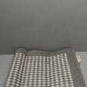 Ileading Kitchen Mat Sets 1 Piece Minimalist 3D Lattice Kitchen Floor Rugs with Non Slip Rubber Backing Machine Washable Farmhouse Runner Rugs for Laundry Hallway Doormat(Beige), 58"x19