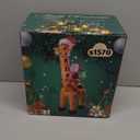 10FT Christmas Inflatables Santa Claus Rides Giraffe, Christmas Blow Ups Outdoor Decoration, Built-in LEDs for Holiday Party Front Garden Lawn Yard Patio Outdoor