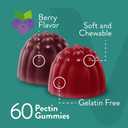 Viteey Probiotic Gummies with Prebiotics  Gut Health Supplements for Digestive Health  2 Billion CFUs  Vegan, Gluten-Free  60 Count