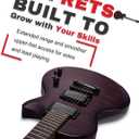AKLOT 24-Fret Electric Guitar Kit, 40 inch Single Cut (LP Style), Modern Playability Coil-Split Humbucker Pickups, 18:1 Tuning Pegs,W/Guitar Accessories Gig Bag,Cable,Strap,Picks,Strings,Tuner,Book