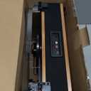 Vinyl Record Player Bluetooth Turntable with Built in Stereo Speakers Belt Drive 3 Speeds Vintage Turntables for Vinyl Records Support RCA Output, Aux in, Auto Stop, Light Walnut