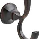 Delta Faucet 76435-RB Ashlyn Double Towel Hook, SpotShield Venetian Bronze