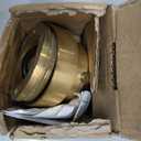 Swimming Pool Spa Brass Deck Jet Fountain Crown Nozzle w/Ground Lug
