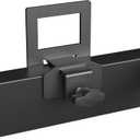 Non Slip Mattress Gaskets for Metal Bed Frame, 6 PCS Mattress Holder in Place Gripper, Keep Mattress from Sliding, Adjustable Anti-Slip Baffle, Black