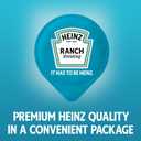 Heinz Ranch Dressing Single Serve Packet (2 oz Packets, Pack of 60)