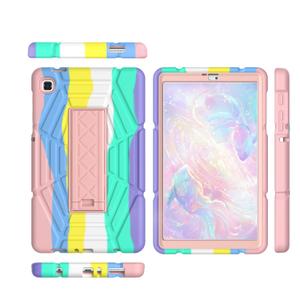 Grifobes for Samsung Galaxy Tab A7 Lite Case, 8.7 inch Shockproof Rugged Protective Cover with Stand for 2021 Tab A7 Lite 8.7" Tablet SM-T220/T225/T227U for Kids Boys Children (Camo Colorful) 2 Pcs