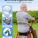 VOVCIC Walkers for Seniors, Z11 Rollator Walker with Seat, Max 380 lbs, Avant Walkers with Ergo Seat & Backrest, Foldable Rollator Adjustable Height, All Terrain Walker, Lightweight