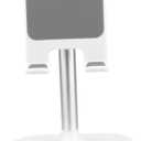 Phone Tablet Mount Desktop Stand Lazy Phone Holder for Hands Use Telescopic Bracket for Smartphones and Tablets Durable Frame Piano White