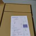 Veken 10" Luxurious All Metal Rain Shower Head with Handheld, High Pressure Rainfall Shower Heads wih Extension Arm, Wide Dual Showerhead with Spray Combo, Bathroom Accessories, Chrome, Silver