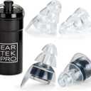 High-Fidelity Concert Earplugs Reusable Noise-Reduction Ear Plugs Set with Two Sizes Included - For Rave, Live Music, Festivals, Marching Bands, Loud Events, Fitness Classes