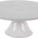 Hobby Lobby Cake Stand, Pedestal Design, Wedding, Party Decor, Birthday, Baby Shower (White Ceramic)
