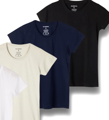 Realessentia T-shirtsl M, 3-pack