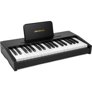 Kids Piano Keyboard, Digital Piano for Kids, Music Educational Instrument Toy, Wood Toy for 3+ Girls and Boys (Black, 37 Keys)