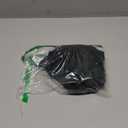 REORIA Womens Trendy Sexy Mock Turtle Neck Long Sleeve Sheer Mesh Ruched Going Out Bodysuits Tops (Large, Black)