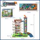 Dinosaur Toy Car Ramp Set - Race Track Garage Playset with Mini Cars & Animal Figures for Kids Aged 3-6 - Gift for Boys Kids Ages 3 to 6 Years Old