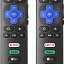 Pack of 2 New Replacement for All Roku TV Remote,Compatible for All TCL-ONN-Hisense-Roku TV Remote