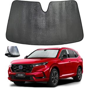 Windshield Sun Shade for Honda CRV 2023-2025, 5-Layer Bubble Foldable Thicken Front Window Sunshade Sun Visor Protection Accessories - Blocks Heat & UV Rays Keep Car Cooler