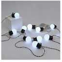 Imprsv Battery Operated String Lights for Marquee Light Up Letters Numbers White Indoor Outdoor Cool White Light Bulbs Bedroom Wall Christmas Decor Wedding Birthday Party Decoration