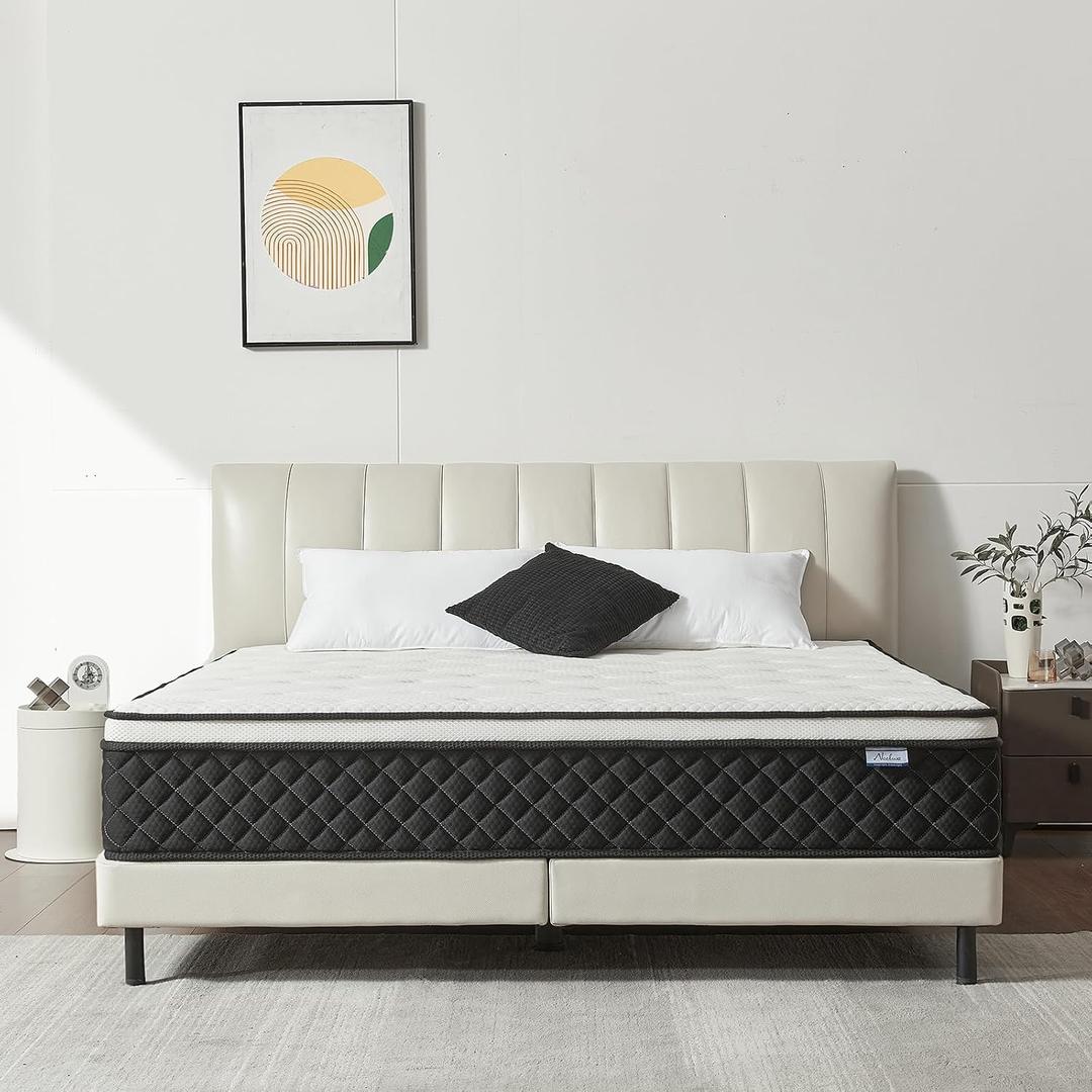Queen Mattress, 12 Inch Queen Size Mattress in a Box, Pocket Spring