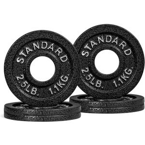 CAP Barbell 2-Inch Olympic Weight Plate | Multiple Options (2.5 lb - Set of 6)