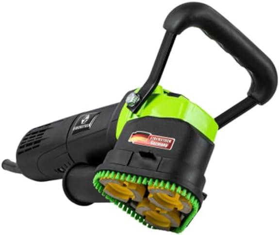 CS Unitec | EES 1400-3 | Corner & Edge Grinder with Dust Extraction. Designed to Grind Concrete, Screed, Tile Adhesive, Paint, Coatings, and More in Tight Corners and Areas – Made in Germany