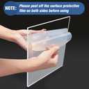 1 Pieces 18" x 24" Cast Plexiglass Sheet -1/4" Thick Clear Acrylic Sheet Clear Plastic Sheet, for Sign,Craft, Photo Frame, DIY Display Projects
