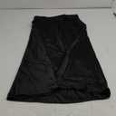 Zeagoo Skirts for Women Jacquard High Waist Skirt Black Elegant Midi Skirt Satin (Medium)