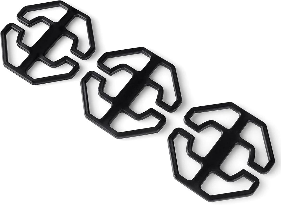 Non-Slip Buckles for Recliner slipcover (4 Pieces, Black)