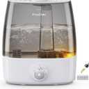 Provirtec 6.5L Stay Clean Tank Humidifier for Large Room, Low Maintenance, Top Fill Design, Ultra Quiet 65H Runtime, Cool Mist Ultrasonic for Bedroom, Home, Plants HC12